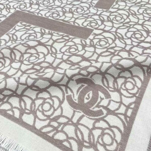 Chanel camellia scarf