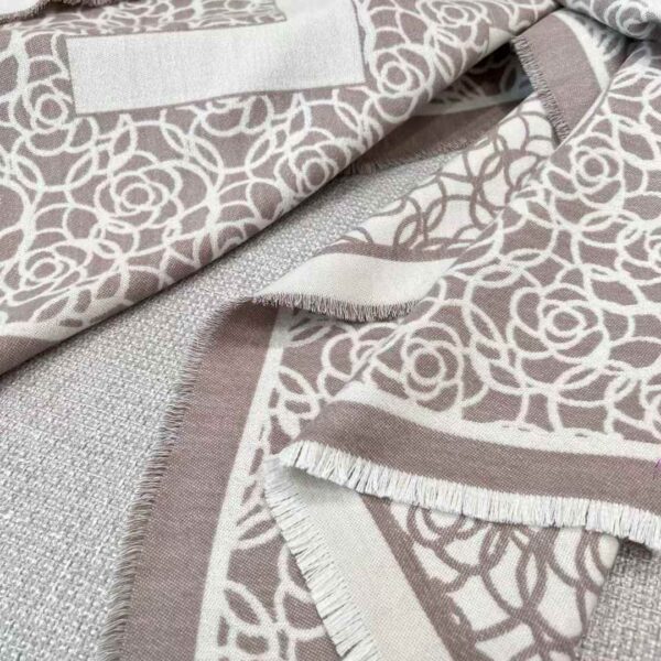 Chanel camellia scarf