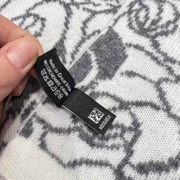 Chanel camellia scarf