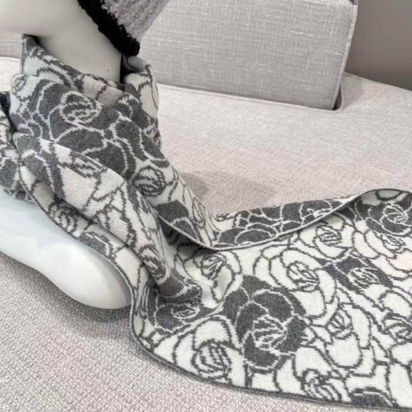 Chanel camellia scarf
