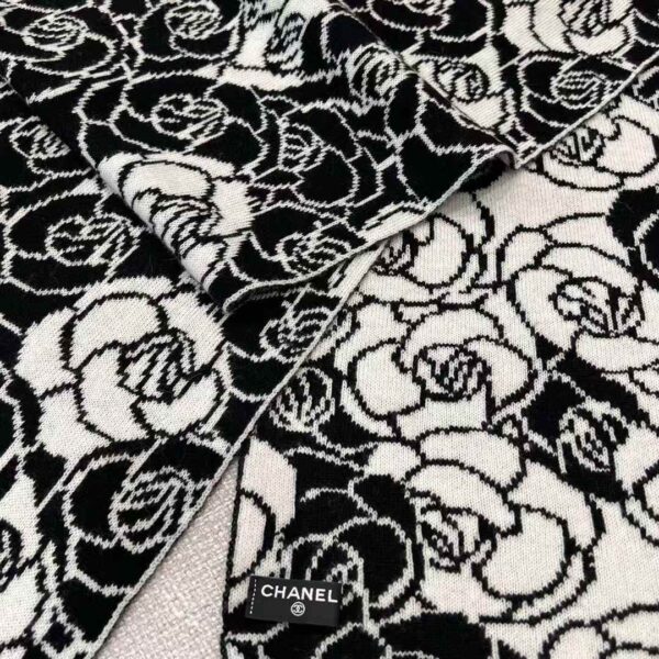 Chanel camellia scarf