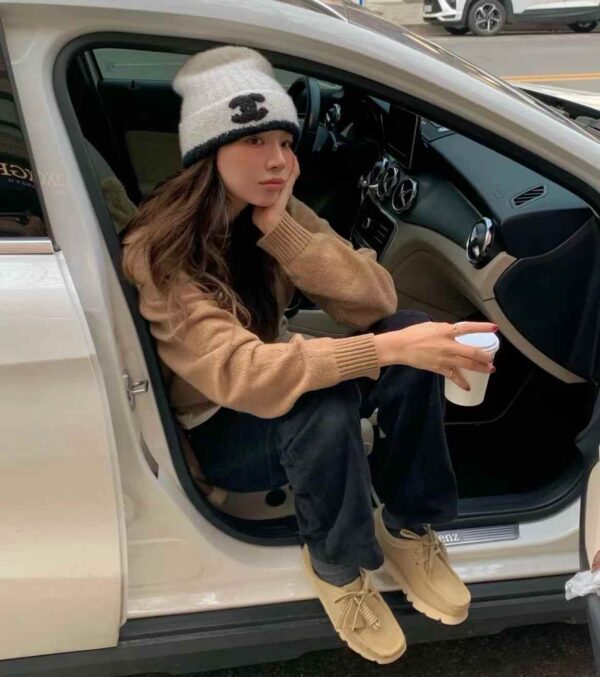 Chanel scarf & cold hat