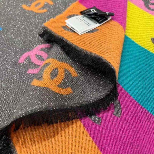 CHANEL 24C Rainbow shines scarf