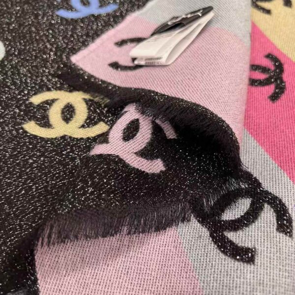 CHANEL 24C Rainbow shines scarf