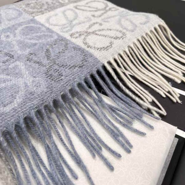 LOEWE Double-sided chess-style scarf
