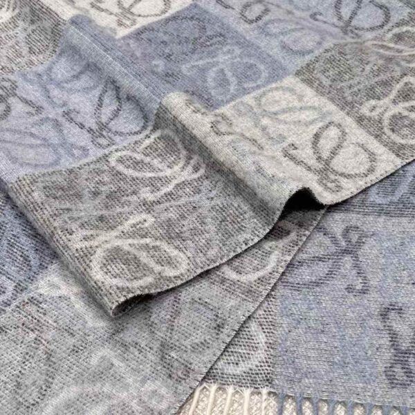 LOEWE Double-sided chess-style scarf