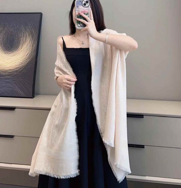 DIOR Denim series letter scarf