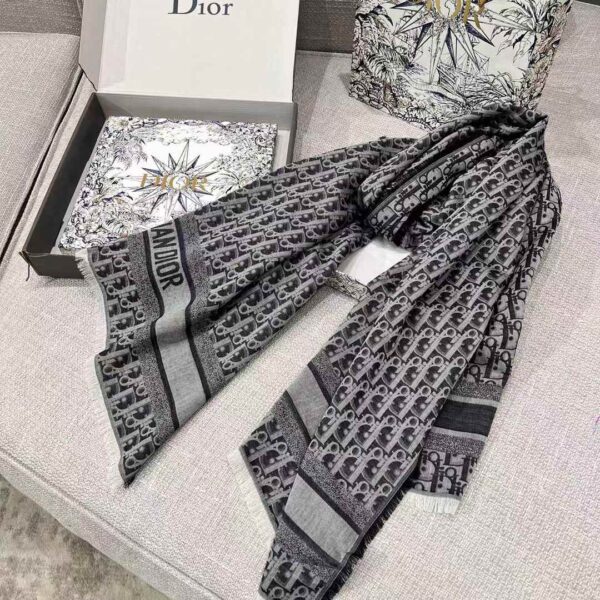 DIOR NEW Denim series letter scarf
