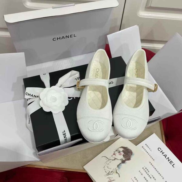 CHANEL Mary Jane leather shoes