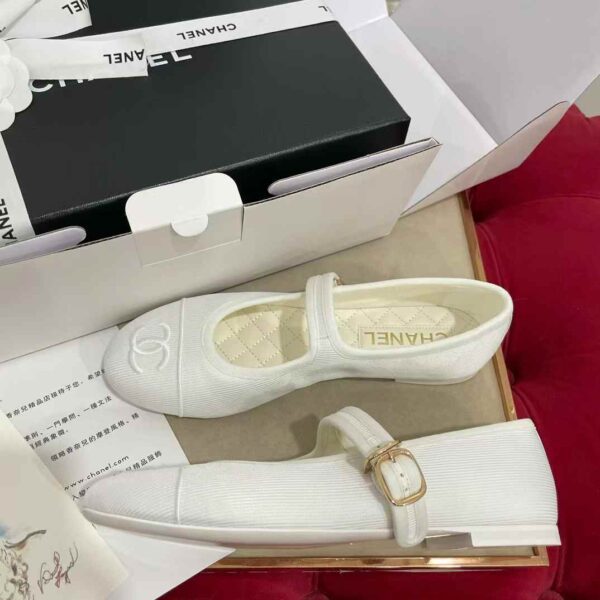 CHANEL Mary Jane leather shoes