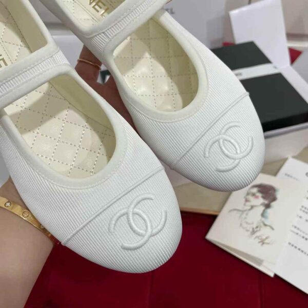 CHANEL Mary Jane leather shoes