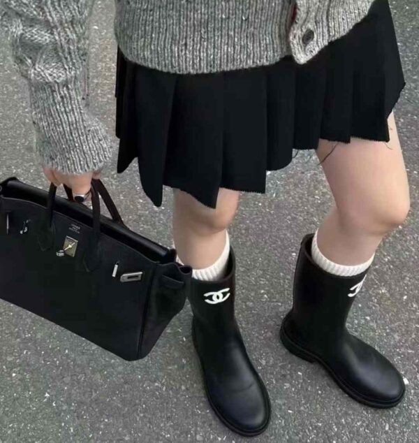 CHANEL Woo-boots