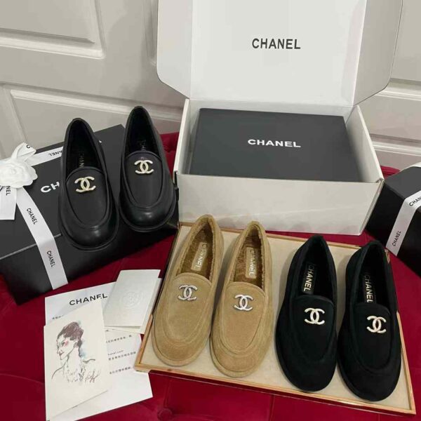 CHANEL 24K TEDDY Leather shoes