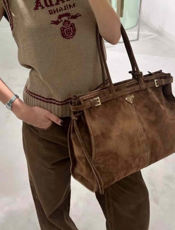 PRADA  Extra large leather handbag