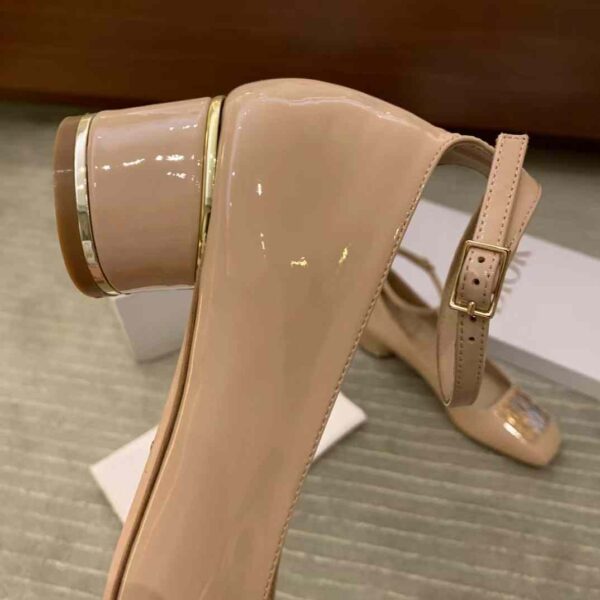 DIOR Thick heeled leather shoes