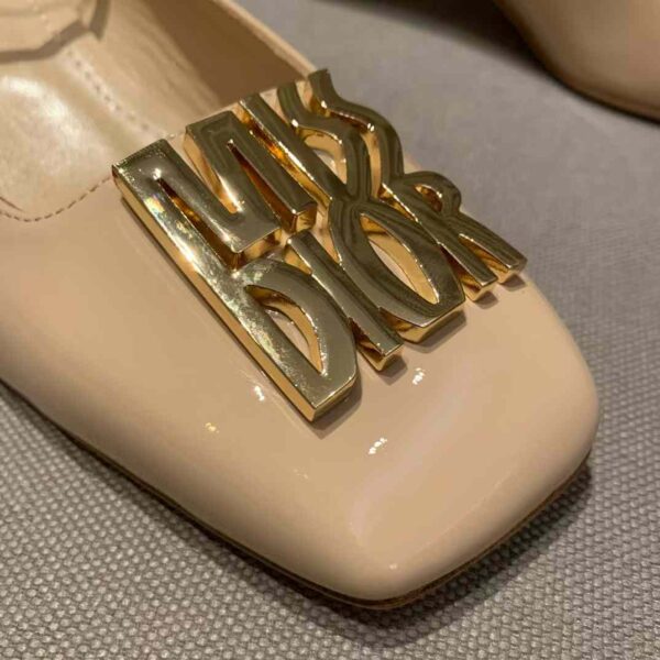 DIOR Thick heeled leather shoes