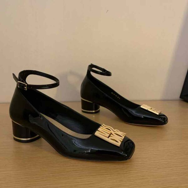 DIOR Thick heeled leather shoes