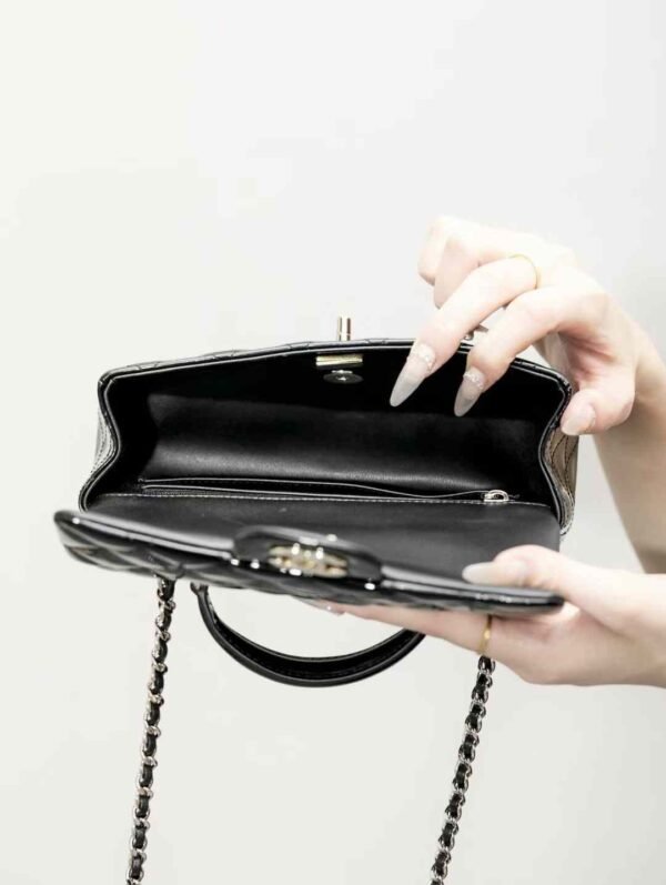 CHANEL Mini Classic Handbag With Top Handle