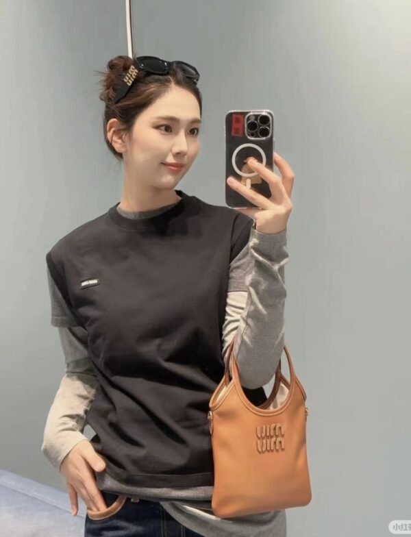 MIUMIU IVY leather handbag