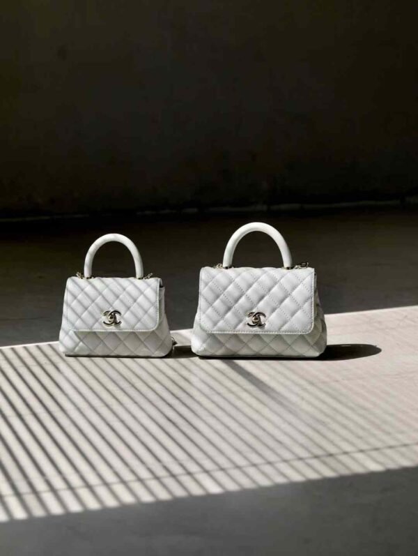 CHANEL MINI FLAP BAG WITH TOP HANDLE