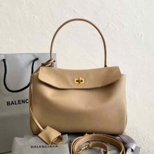BALENCIAGA Women's Rodeo  Handbag in Latte