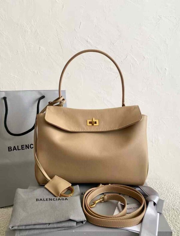 BALENCIAGA Women's Rodeo  Handbag in Latte