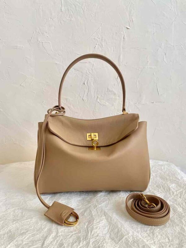 BALENCIAGA Women's Rodeo  Handbag in Latte