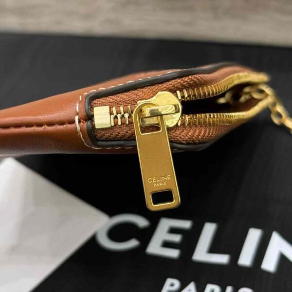 CELINE COIN AND CARD POUCH CUIR TRIOMPHE IN SMOOTH CALFSKIN