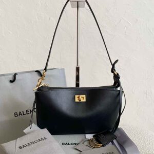 balenciaga Women's Rodeo Sling Pochette in Black