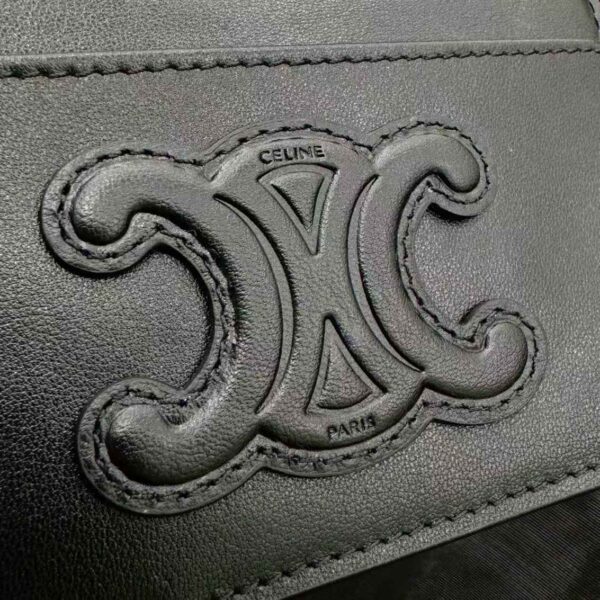 CELINE CARD HOLDER CUIR TRIOMPHE IN SHINY CALFSKIN