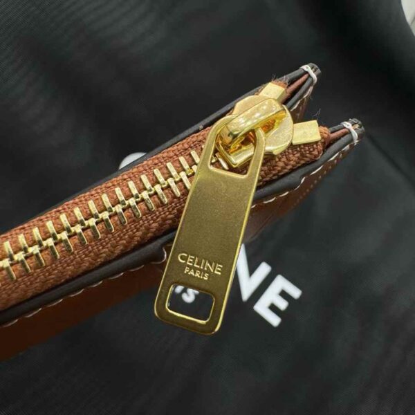 CELINE CARD HOLDER CUIR TRIOMPHE IN SHINY CALFSKIN