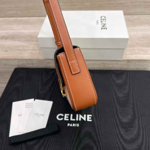 CELINE SHOULDER BAG CLAUDE in Natural Calfskin