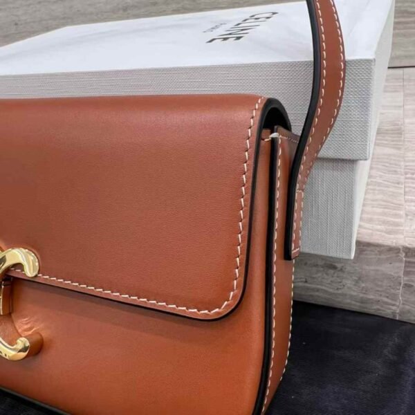 CELINE SHOULDER BAG CLAUDE in Natural Calfskin