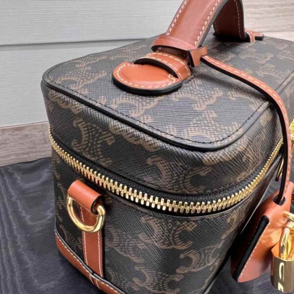 CELINE VANITY in Triomphe Canvas and calfskin