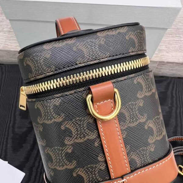 CELINE VANITY in Triomphe Canvas and calfskin