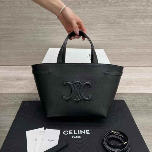 CELINE MINI CABAS ANAIS CUIR TRIOMPHE in Grained calfskin