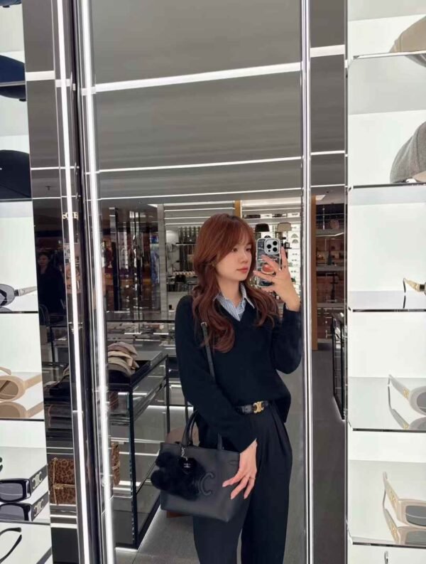 CELINE MINI CABAS ANAIS CUIR TRIOMPHE in Grained calfskin