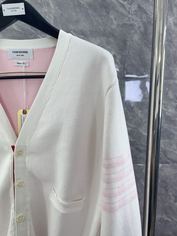 THOM BROWNE  Classic puppy knitted cardigan