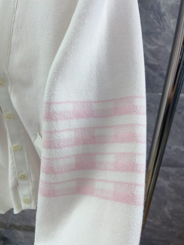 THOM BROWNE  Classic puppy knitted cardigan