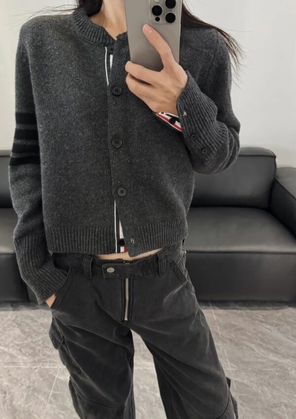 THOM BROWNE 24SS knitted cardigan