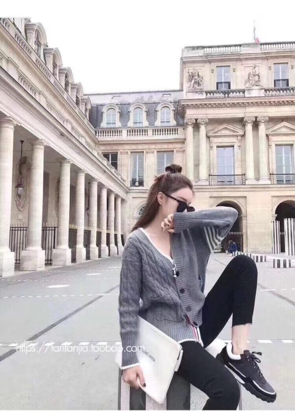 THOM BROWNE Knitted cardigan