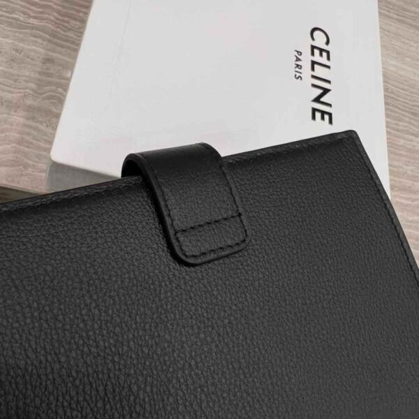 CELINE ACCORDEON CARD HOLDER IN SUPPLE GRAINED CALFSKIN