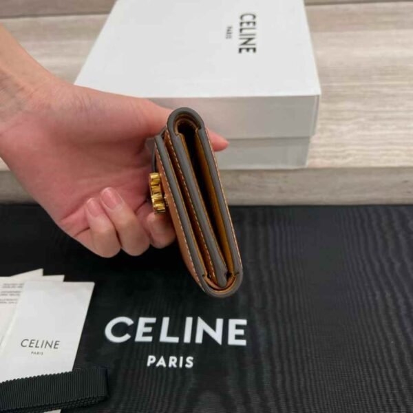CELINE FINE WALLET CELINE VICTOIRE IN SUPPLE GRAINED CALFSKIN