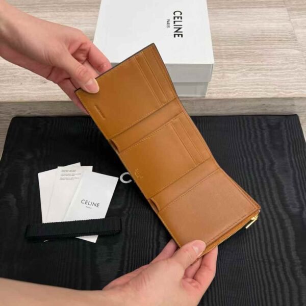 CELINE FINE WALLET CELINE VICTOIRE IN SUPPLE GRAINED CALFSKIN