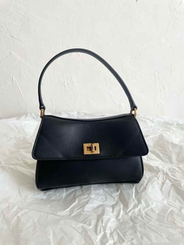 BALENCIAGA Women's Rodeo Nano Bag With Chain in Black