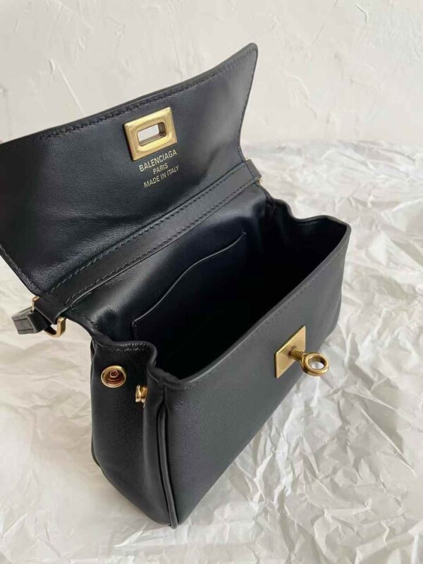 BALENCIAGA Women's Rodeo Nano Bag With Chain in Black