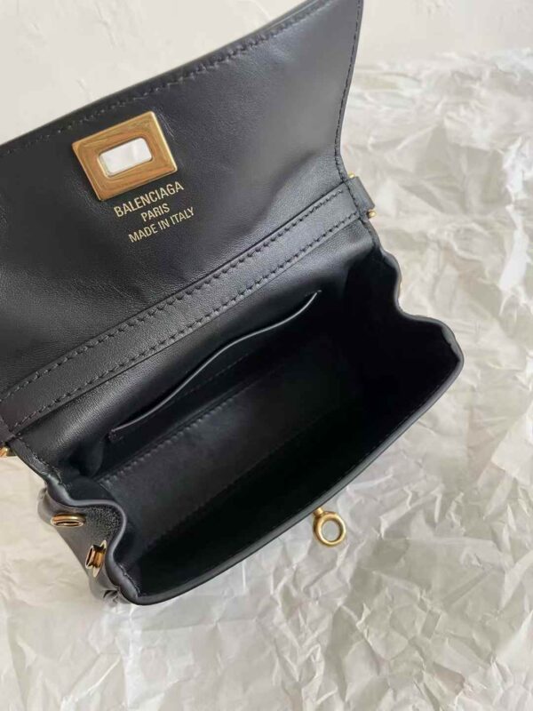 BALENCIAGA Women's Rodeo Nano Bag With Chain in Black