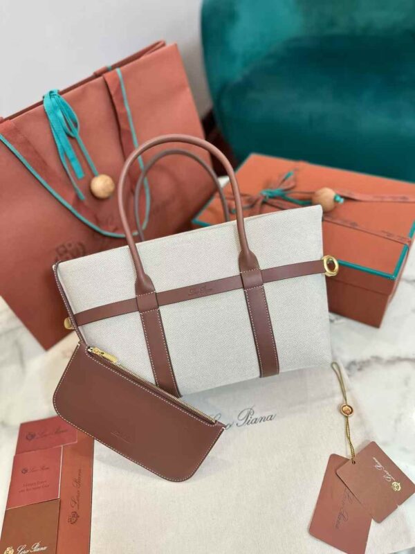 LORO PIANA Ghiera Shopper Small