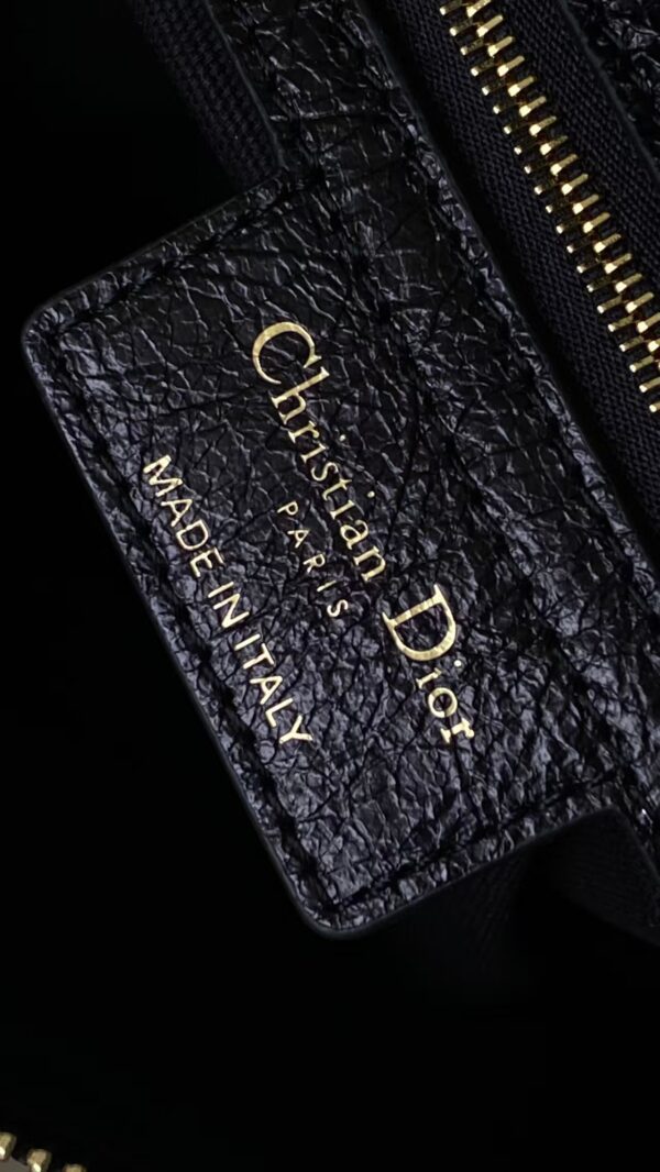 DIOR D-Journey Bag in Crinkled Calfskin