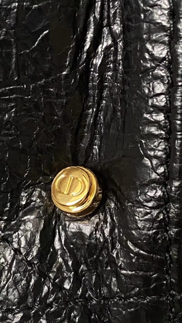 DIOR D-Journey Bag in Crinkled Calfskin